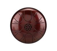 5 Inch Steel Tongue Drum 8 Notes Handpan with Mallet Finger Picks Percussion for Meditation Yoga Beginners Musical Instruments