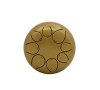 5-inch Steel Tongue Drum Mini 8-Tone G-Tuned Hand Drum with Drumsticks, Percussion Instrument (Color : A)