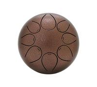 5-inch Steel Tongue Drum Mini 8-Tone G-Tuned Hand Drum with Drumsticks, Percussion Instrument (Color : D)