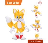 5-Inch Tails Action Figure from Sonic 3 Movie - Perfect for Kids & Collectors