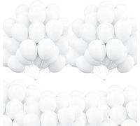 5 inch White Balloons Mini Pastel Latex Balloon,100Pcs Small Balloons Decorations Union Jack British Party Balloon HeliumBalloon for Victory Day,Union Jack Wedding,Christmas Party Decorations