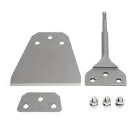 5 Inch Wide Floor Chisel Bit, Heavy Duty Tile Grout Tool, Steel Floor for Adhesives Mortar, Compatible with Electric Drills