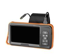 5'' IPS Screen Endoscope Waterproof USB Probe Car Pipe Inspection Borescope Video Single Dual Triple Autofocus Camera With LEDs(1M,Dual 8MM 5inch)