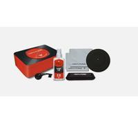 5 Item Vinyl Cleaning Kit Tin - Fluid Cloth Velvet Block Bristle Brush Rubber