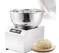 5 Kg/8 Kg Spiral Dough Mixer, Commercial Dough Mixer with Dual Rotation, Visible Lid & 30Min Timer, 10 Kilograms per Batch, for Pizza and Bread Dough 8kg