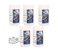 Chlorine Tablets Water Treatment for Cleaning of Hot Tub and Spa Shatchi White 5 Pack
