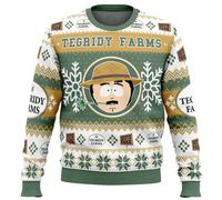 (5, L) 2025-26 New South Park Anime Cartoon Merry Christmas Fashion Men's and Women's Large Sportswear Printed Ugly Christmas Sweater