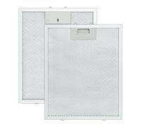 5-Layer Aluminum Cooker Hood Filter, 2 Pcs Metal Grease Filter 320x260mm Universal Mesh Hood Vent Filter Fit for Many Leading Brand of Cooker Hood