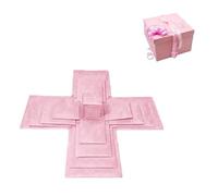 5-Layer and Explosion Gift Box, Snack Explosion Box, Scrapbooking For Gift Explosions Boxes, Surprise Boxes with Bow Ribbon, Creative Surprise Container for Anniversary Festival Record Memories (C)