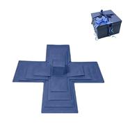 5-Layer and Explosion Gift Box, Snack Explosion Box, Scrapbooking For Gift Explosions Boxes, Surprise Boxes with Bow Ribbon, Creative Surprise Container for Anniversary Festival Record Memories (B)