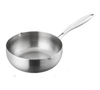5-Layer Base Titanium Pot 24cm Even Heating(22cm) | Pure titanium build, ultra-lightweight, rust resistant, 18cm size, perfect for small batches