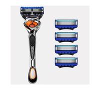 5-layer Blades Replacement Blades for Men's Shavers Shaving Safety Skin Protection Classic Reusable Blade (Color : Type 1)