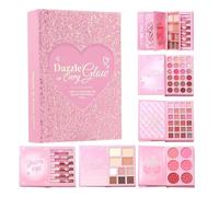 5 Layer Book Style Makeup Palette,5 Layer Face Makeup Supplies - Natural Cheek Blush,for Women Girls Travelers Beginners Professionals Artists Brides Beauty Lovers Parties Wedding Daily Routine