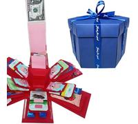 5-Layer Creative Explosion Gift Box, Snack Explosion Box, Gift Wrap Bo-x,Creating a 5-layer Of Various Gifts by Yourself. An Ideal,Mysterious Self-made Gifts for Birthday, Christmas And Anniversaries