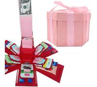 5-Layer Creative Explosion Gift Box, Snack Explosion Box, Gift Wrap Bo-x,Creating a 5-layer Of Various Gifts by Yourself. An Ideal,Mysterious Self-made Gifts for Birthday, Christmas And Anniversaries