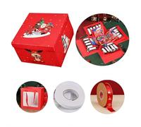 5 Layer Explosion Box,DIY Explosion Gift Box, Surprise Case DIY Gift Cardboard,Creative Surprise Container for Anniversary Festival Record Memories,Creative Scrapbooking Container for Birthday