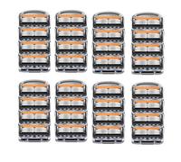 5-Layer Men's Razor, Compatible for Fusion Pro, Power Shaving Shaver Male Face Beard Hair Trimmer(32pcs)