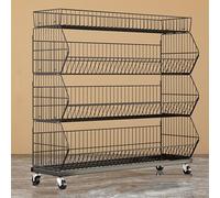 5 Layer Potato Chip Display Stand - Carbon Steel Retail Shelf Organizer for Drugstores, Convenience Stores & Markets - Perfect for Fruits & Vegetables Storage