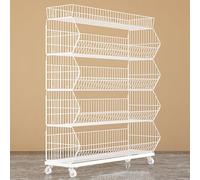 5 Layer Potato Chip Display Stand - Carbon Steel Retail Shelf Organizer for Drugstores, Convenience Stores & Markets - Perfect for Fruits & Vegetables Storage