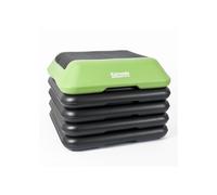 5-Level Adjustable Aerobic Step - Height 10-30 cm, 40x40 cm - Non-Slip - Versatile Cardio & Strength Training (SNG-AER-STP-GRN)
