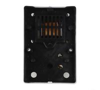 5-Level Ceiling Fan Controller Panel Switch - Adjustable Regulator for Light & Fan, Wireless Remote Control Kit Replacement, White Plastic Wall Mount for Home Office for hotel
