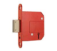 5 Lever BS3621 High Security Deadlock 76mm Satin Chrome