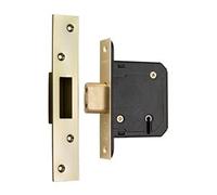 5 Lever Dead Lock BS3621 British Standard 67mm - POLISHED BRASS
