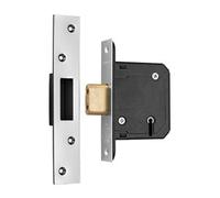 5 Lever Dead Lock BS3621 British Standard 67mm - SATIN STAINLESS STEEL