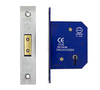 5 Lever Dead Lock Fir BS Standard CE Fir 63 mm Nickel Plated