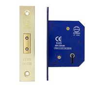 5 Lever Dead Lock Fire Rated BS Standard CE Fire Rated 63 mm Electro Brass