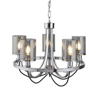 Ceiling Light Silver Catalina 5 Chrome Searchlight 9045-5CC