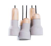 5 Light Cluster Pendant Grey APURE
