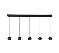 5 Light Pendant Ceiling Light Black GU10 Dimmable Adjustable Modern Indoor IP20