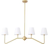 5-Lights Mid Century Industrial Rustic Classic d Pendant Light - Visual Comfort Ceiling Chaner Fixture for Dining Room Kitchen Island Entryway