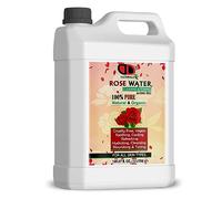 5 Liter | Pure Natural Organic Rose Water Face Astringents, Beauty, Skin, Face Tonner Restores Skin Ph Balance, Suitable for All Skin Types 100% Vegan
