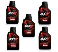 5 Liters Motul 300V 10W40 100% Synthetic Oil For Competition Motorcycles