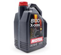 5 Liters Motul 8100 X-Cess 5W40 Engine Oil MB 229.5 226.5 A3 B4 A40