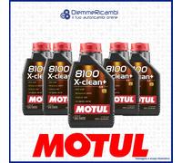 Motul 8100 X-Clean+ 5w-30 5w30 Fully Synthetic Car Engine Oil - 1 Litre 1L
