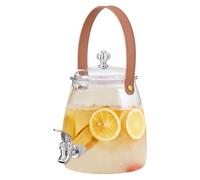 5 Litre Fridge Drinks Dispenser with Handle for Daily Water Tracking Airtight Tap for Juices, Flavoured Waters & Cold Drinks