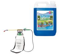 5 Litre Multi Use Outdoor Cleaner Complete With 5 Litre Pressure Sprayer Effectively Refreshes Paths & Patios