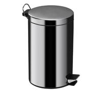 5 Litre Pedal Bin, Compact Stainless Steel Bin With Soft Close Lid And Removable Inner Bucket Premier Housewares Silver One Size