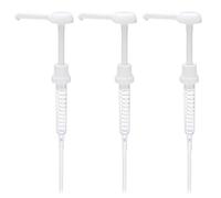 5 Litre Pump Dispenser For 5 Litre Containers x 3 | Heavy Duty Strong Design | Gels, Sauces & Liquids | 38mm Neck | Dispenses 30ml Dose (1fl Oz) | Pelican Pump Hand Gel Dispenser | 30cc (3)