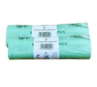 5 Litre x 100 CompostBag Compostable Biodegradable Kitchen Food Waste Caddy Bin Liner Bags (5L) - Certified EN13432