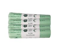 5 Litre x 208 BioBag Compostable Biodegradable Kitchen Food Waste Caddy Bin Liner Bags - Certified EN13432 (5L-200)