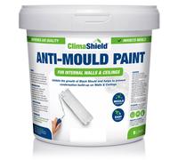 (5 Litres, Brilliant White) SmartSeal Anti-Mould Paint - For Bathroom, Kitchen, Bedroom Walls & Ceilings - Protection Against Dangerous Mould