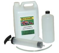 5 Litres Of SAE30 Engine Oil & Manual Fluid Extractor Kit For Lawnmowers