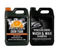 5 Litres Pro-Kleen Professional Gold Edition Car Wash and Carnauba Wax with Orange Snow Foam