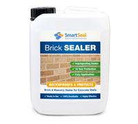 (5 Litres) Smartseal Brick Sealer - Highly Protective Breathable Water & Damp Proof Sealer for Brickwork, Masonry & Concrete