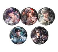 5 Love Deepspace Tinplate Badge Anime Figure Brooch Cool Pins, Sylus Rafayel Zayne Caleb Cosplay Accessories 58MM