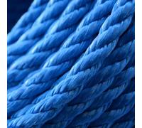5 m / 16.4 ft x 8 mm Blue Polypropylene Rope - Strong Weatherproof Cord for Marine, Garden, Camping, DIY, Barrier, Mooring & Construction Use - Water-Resistant, Rot-Proof, Lightweight, Durable Rope